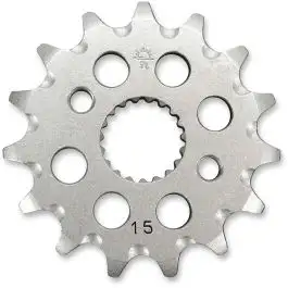 JT SPROCKETS JTF1310.15SC FRONT SELF CLEANING SPROCKET 15 TEETH 420 PITCH NATURAL STEEL