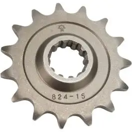 JT SPROCKETS JTF824.15 FRONT REPLACEMENT SPROCKET 15 TEETH 520 PITCH NATURAL STEEL