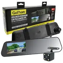 "DVR Specchio cam DOPPIO HD ang. 170 4.3""" - Videocamera Dash Cam - GOTHAM 18