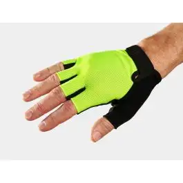 Guanti da ciclismo in gel Bontrager Solstice Visibility Yellow Giallo fluo bici