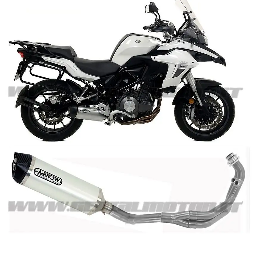 Scarico Completo Arrow Race Tech Alluminio Benelli Trk 502 2017 > 2021-71878AK--71689MI--71690MI-90893