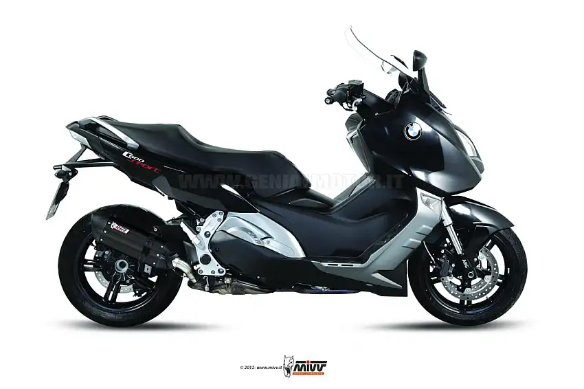 Terminale Scarico Mivv Suono Nero Acciaio Inox Per Bmw C 600 Sport 2012 > 2015-B.013.L9-90767