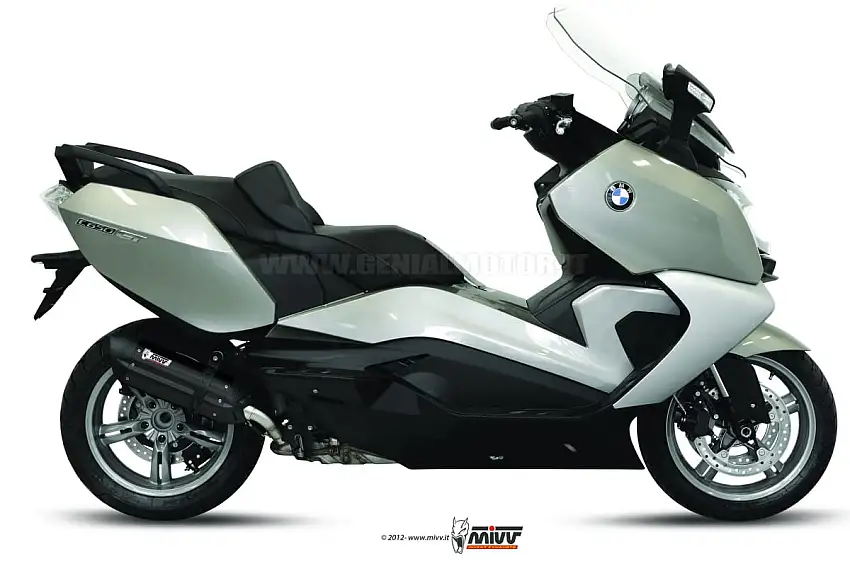 Terminale Scarico Mivv Suono Nero Acciaio Inox Per Bmw C 650 Gt 2012 > 2015-B.013.L9-90781
