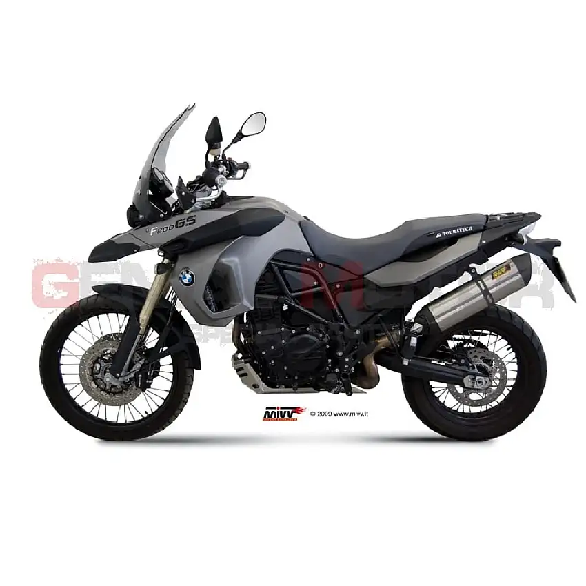 Terminale Scarico Mivv Suono Acciaio Inox Per Bmw F 800 Gs 2008 > 2017-B.007.L7-90817