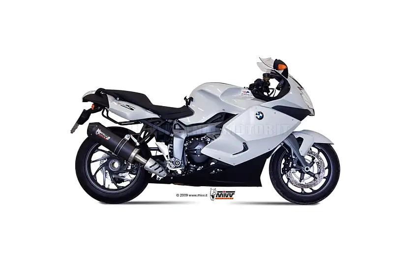 Terminale Scarico Mivv Oval Carbonio Con Coppa Carbonio Bmw K 1300 S 2009 > 2016-B.010.LEC-90858