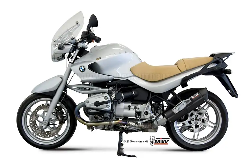 Terminale Scarico Mivv Suono Nero Acciaio Inox Per Bmw R 1150 R 2000 > 2006-B.009.L9-90880