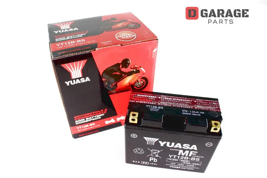 Batteria ducati yuasa yt12b-bs