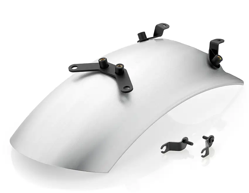 Parafango Posteriore Alluminio Rizoma per Ducati Scrambler, colore Silver