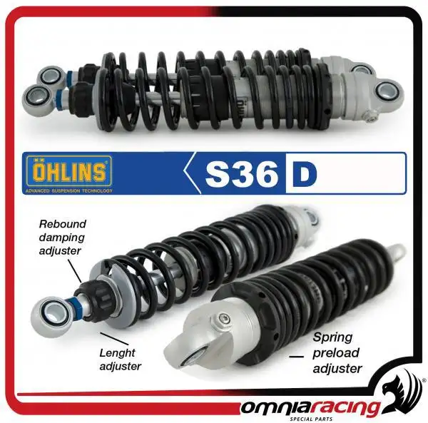 Ammortizzatore Ohlins STX36 360mm Vintage MX