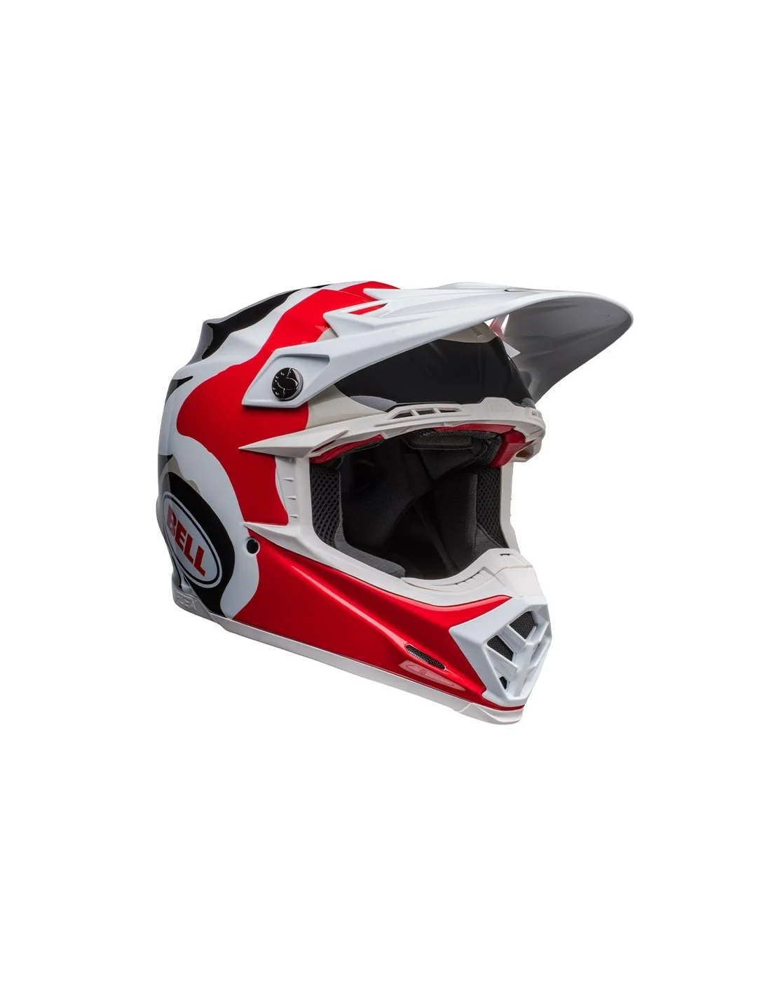 Casco Bell Moto-9S Flex Cousteau reef bianco/rosso opaco