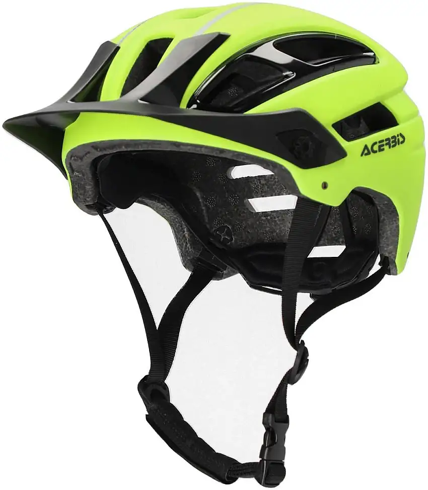 Casco BICI Acerbis DoubleP giallo fluo-nero