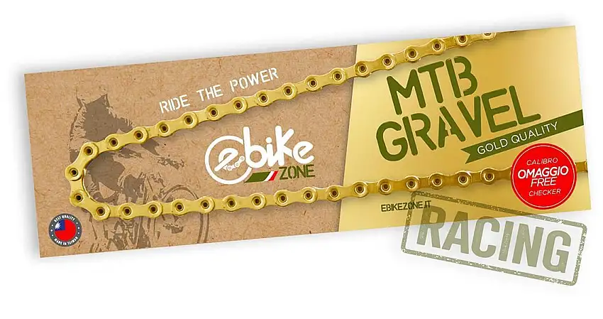 Catena Bici MTB EbikeZone 411 12 VL G&G TIN 126 L