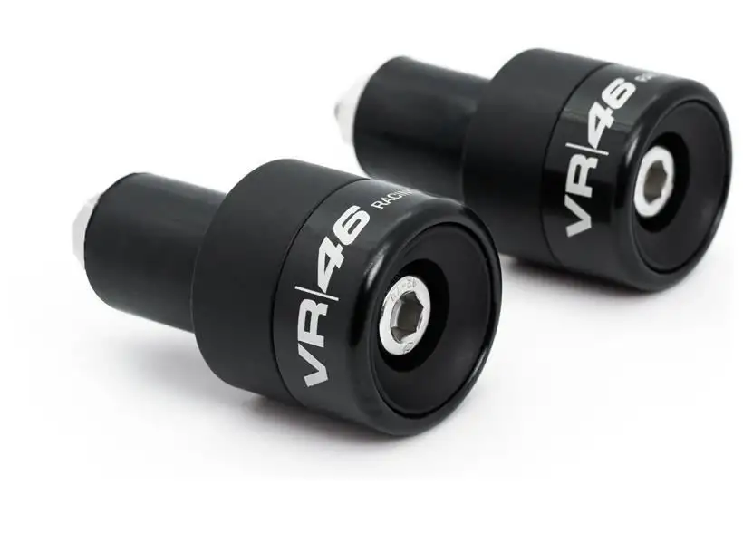 Contrappesi manubrio VR46 by Barracuda B-LUX universali per manubri diametro interno 17mm (COPPIA)