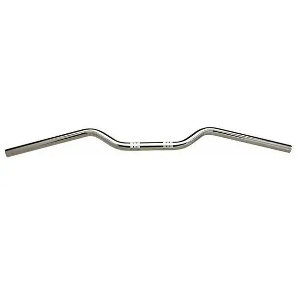 Manubrio Accossato da 22mm in acciaio cromato (A=675 B=126 C=118 D=92 E=65)