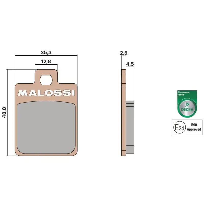 Pastiglie Freno Anteriore Brake Pads Mhr Synt Omologate Vespa Et4 125 4t