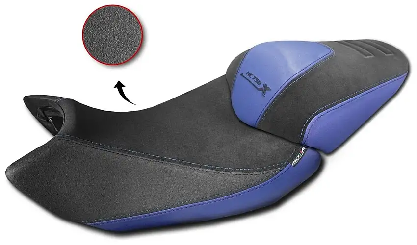 Sella Isotta anteriore COMFORT per HONDA NC 750 X 2021> BLU