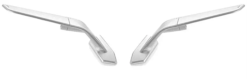Specchio retrovisore Stealth (coppia) Rizoma per bmw m 1000 rr 50 years m 2022 colore Silver