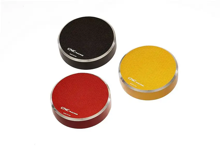 Tappo serbatoio olio freni o frizione M52x4 BICOLOR CNC Racing per MV Agusta Superveloce 800 S 21-24